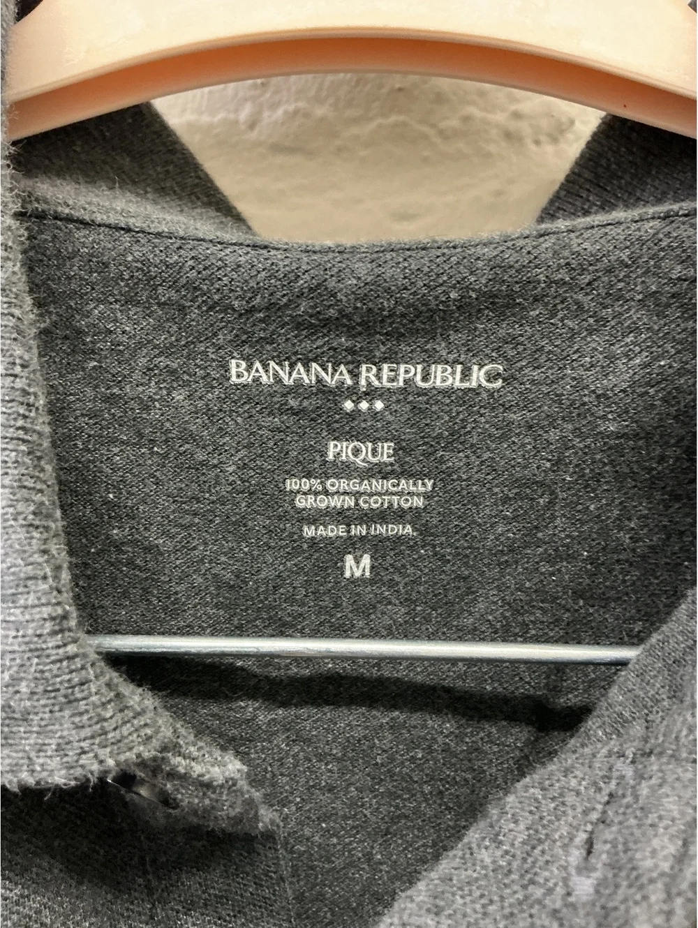 Bundle of 2 Banana Republic Men's Pique Polo Shirts